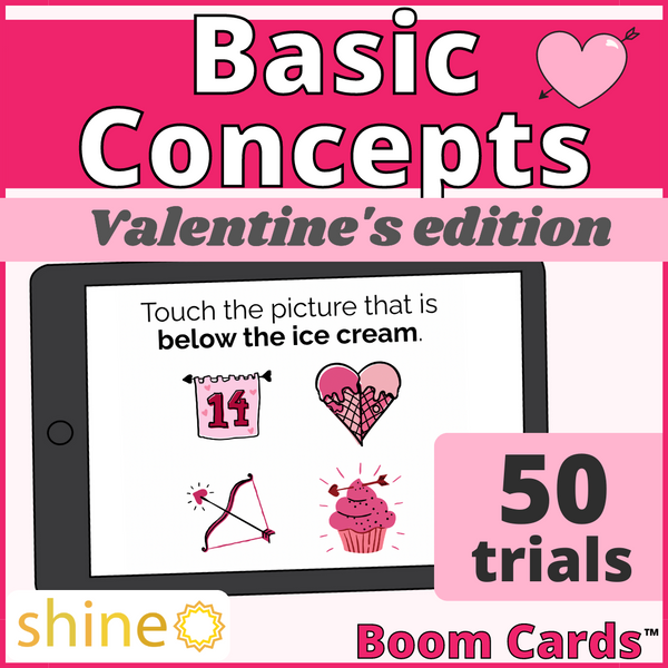 Valentine's Day Basic Concepts – Shine Speech Activities