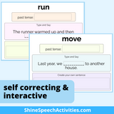 BUNDLE Past Tense Regular & Irregular Verbs