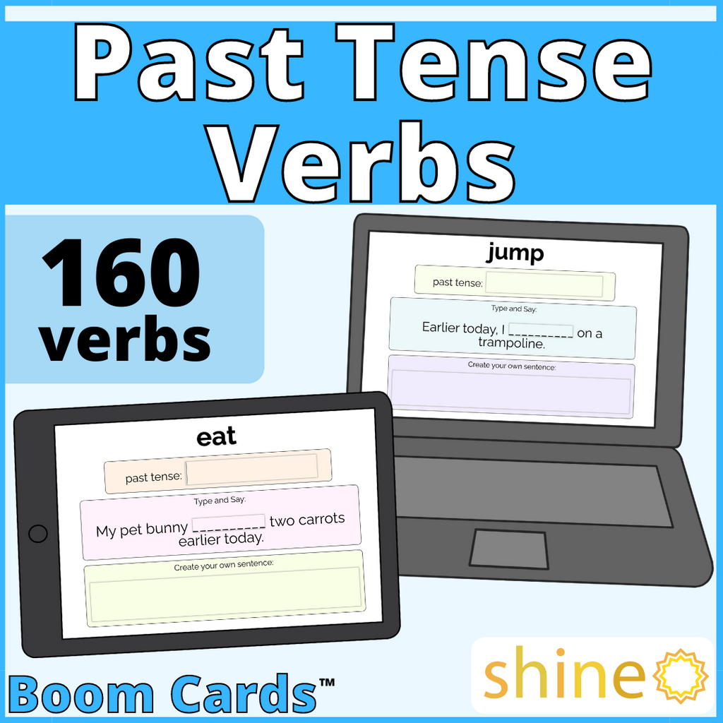 BUNDLE Past Tense Regular & Irregular Verbs