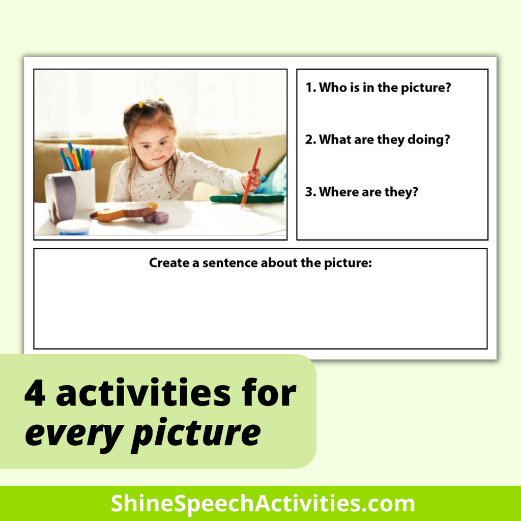 Expanding Language with Wh Questions and Real Pictures