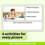 Expanding Language with Wh Questions and Real Pictures