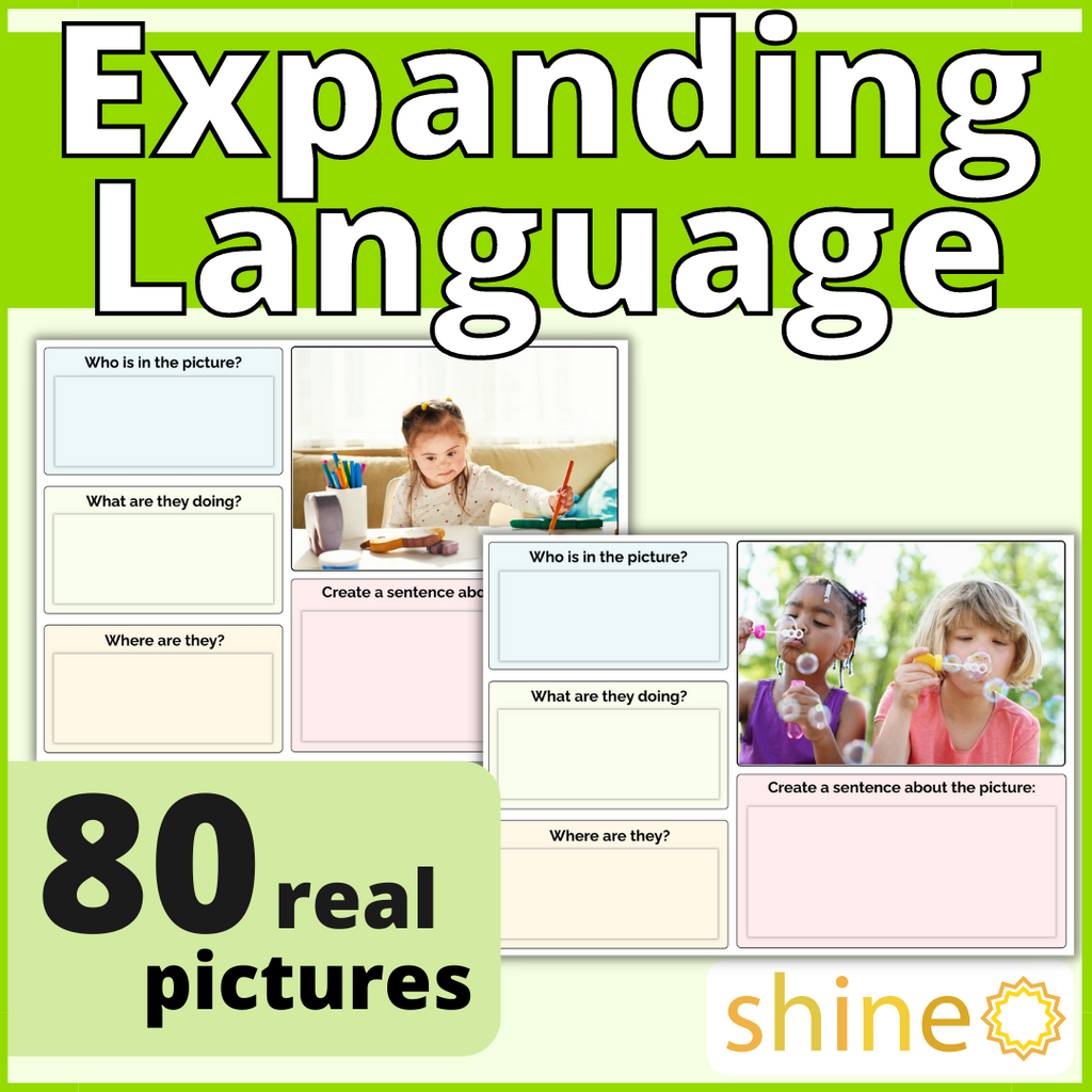 Expanding Language with Wh Questions and Real Pictures