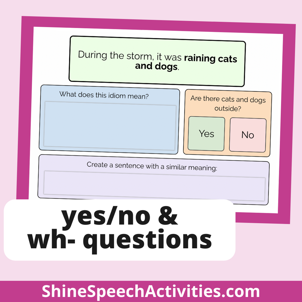 Idioms & Figurative Language