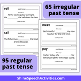 Past Tense Regular & Irregular Verbs