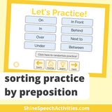 Prepositions & Spatial Concepts