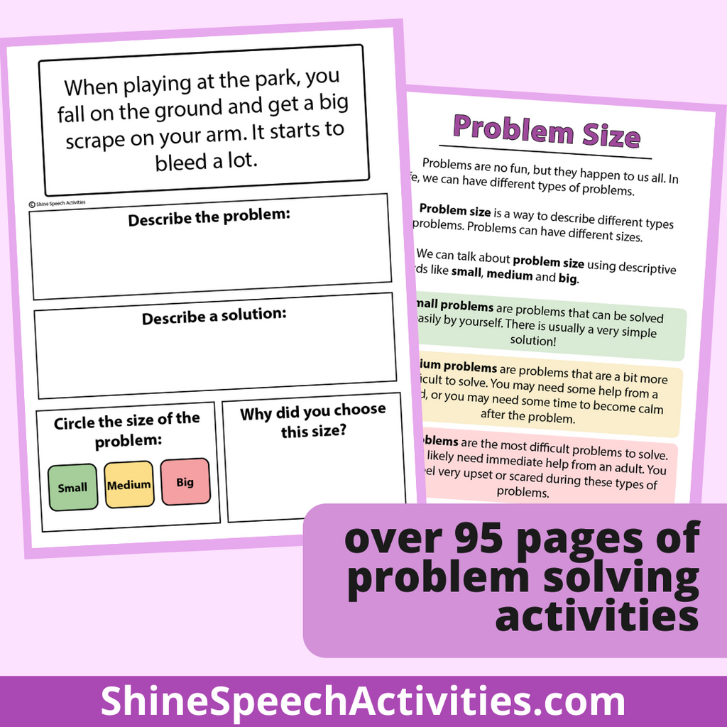 Problems & Solutions with Problem Size