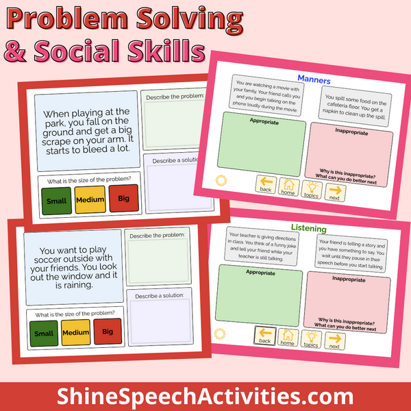 BUNDLE Executive Function – Shine Speech Activities
