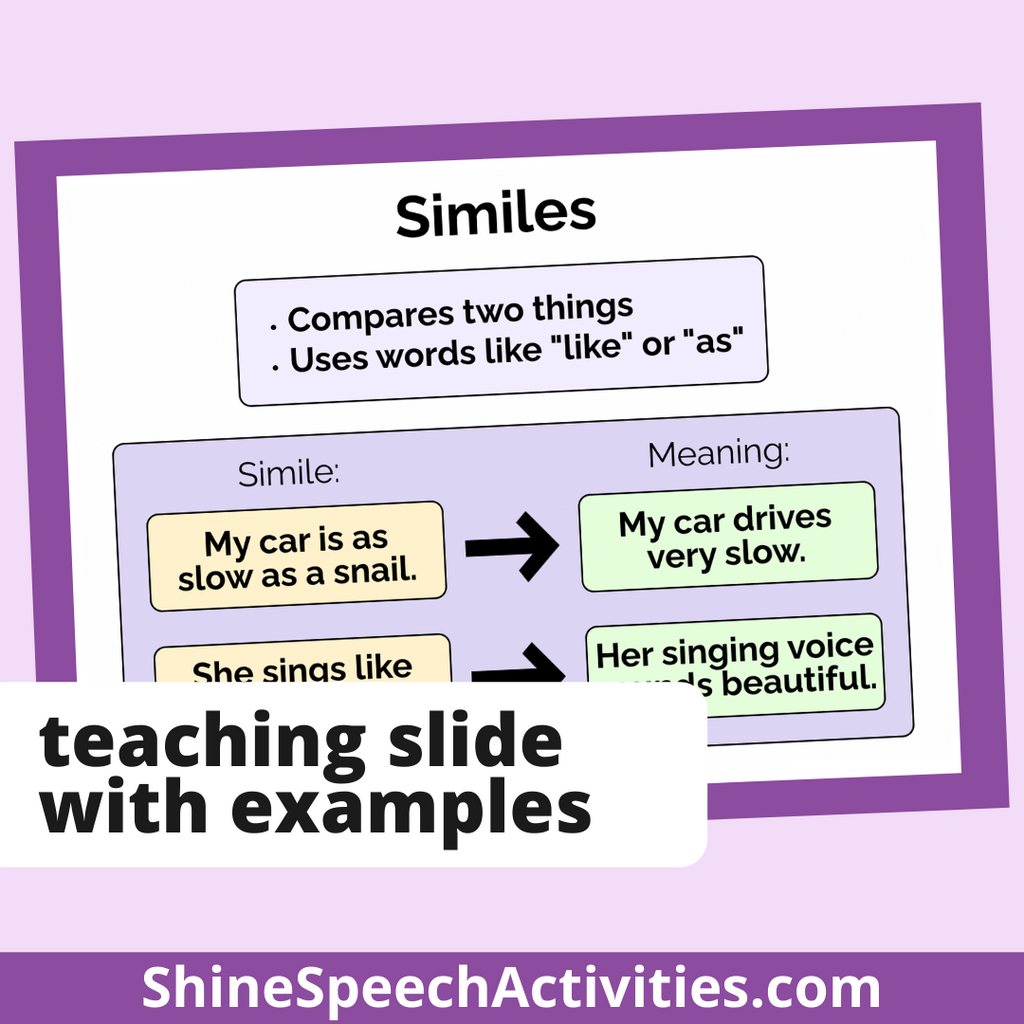 Similes & Figurative Language