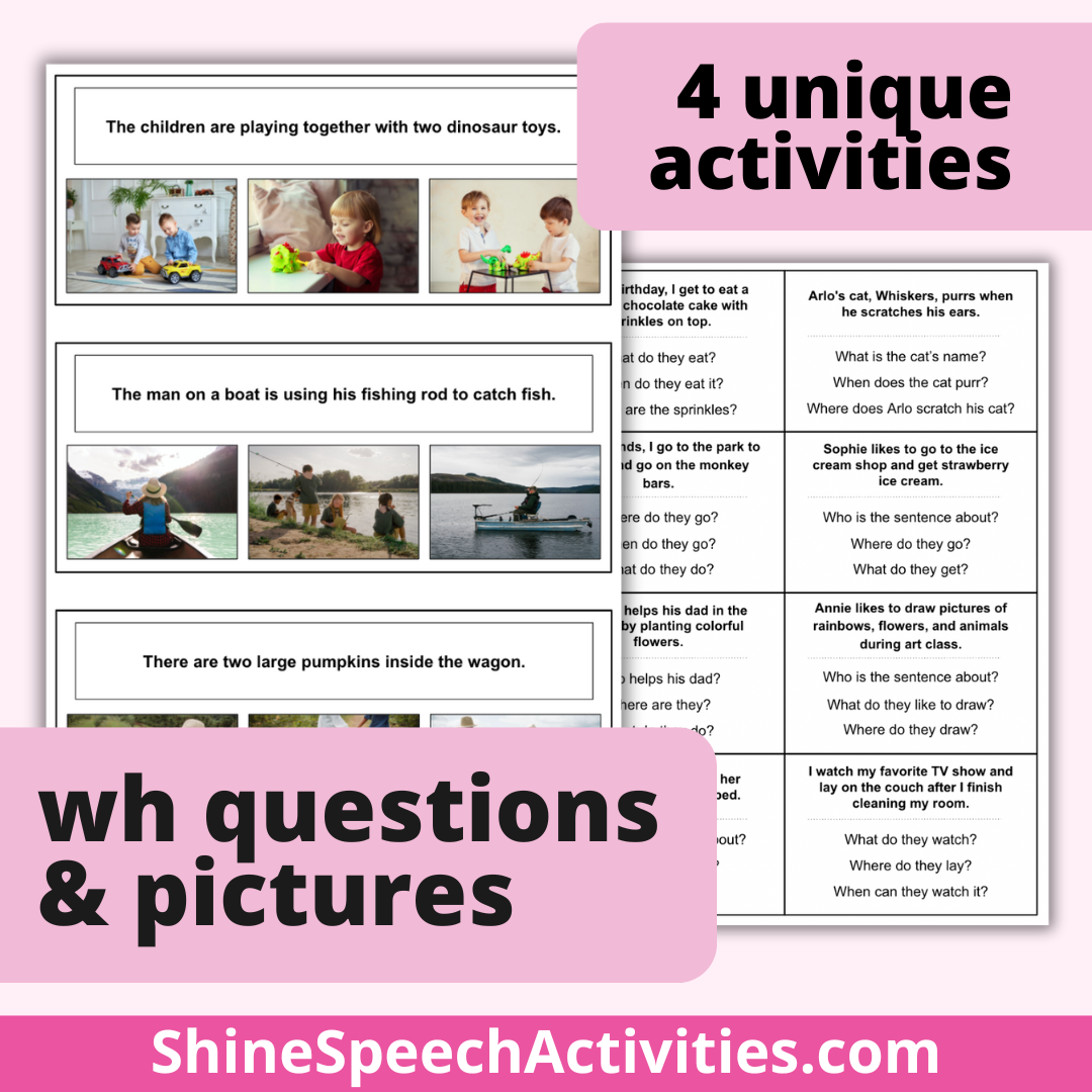 Speech Therapy Word List SH Sound – Shine Speech Activities