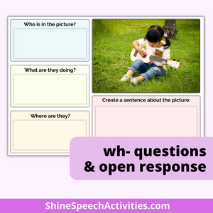 Expanding Language with Wh Questions