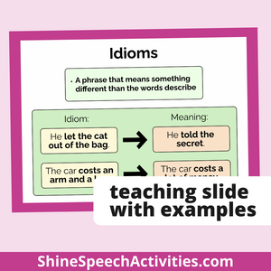 Idioms & Figurative Language