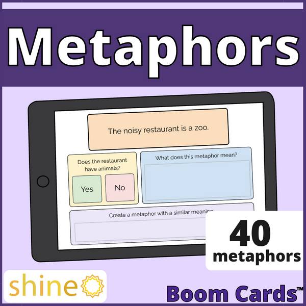 Metaphors & Figurative Language – Shine Speech Activities