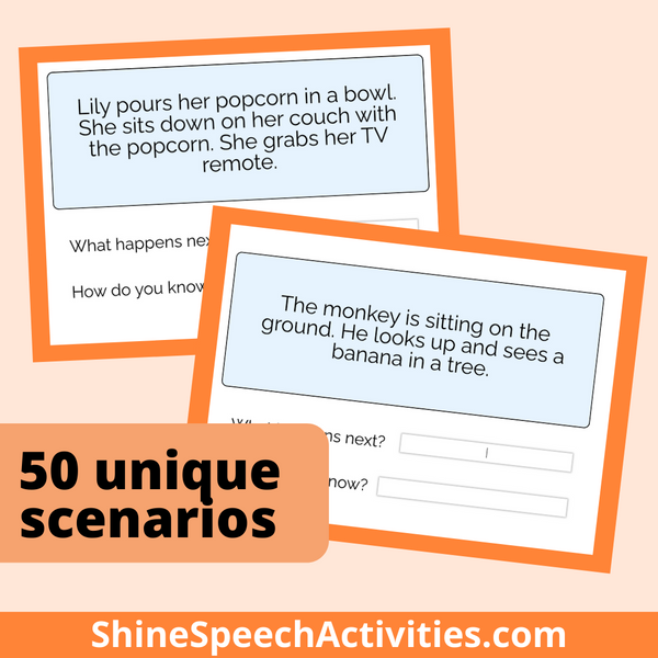 Predicting in Short Stories – Shine Speech Activities