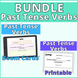 BUNDLE Past Tense Regular & Irregular Verbs