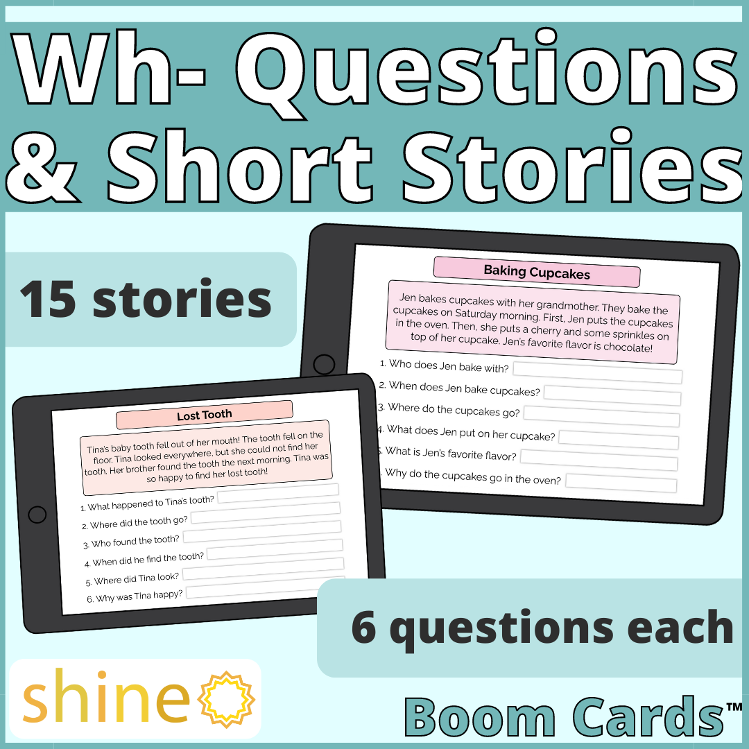 Wh- Questions & Short Stories