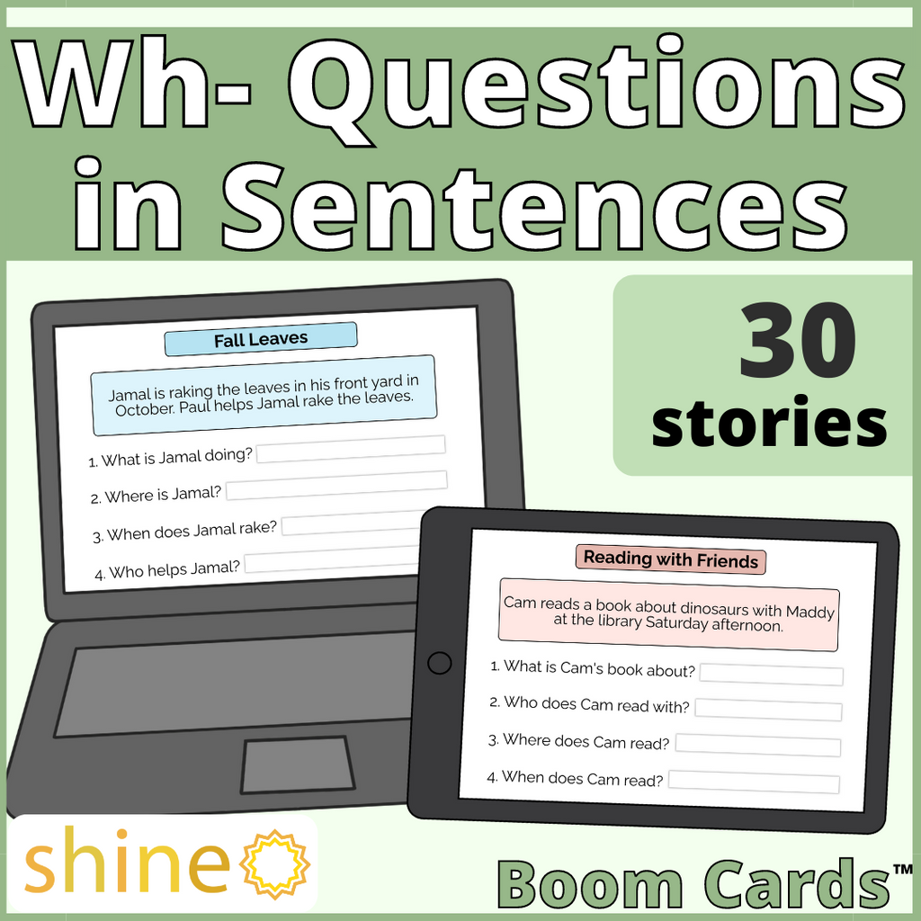 Wh- Questions for Sentences