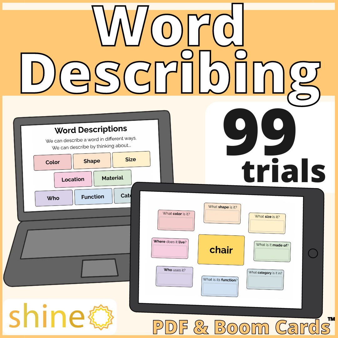 Word & Object Describing Web